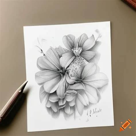 Realistic Flower Drawings in 3D