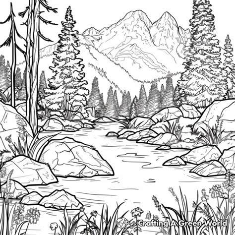 Realistic Landscape Coloring Pages