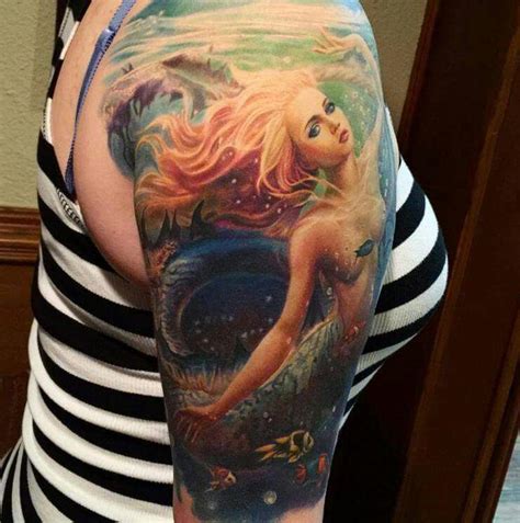 50 Beautiful And Cute Mermaid Tattoo Ideas For Your