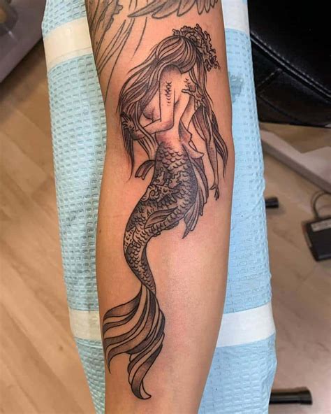 Realistic Mermaid Tattoos