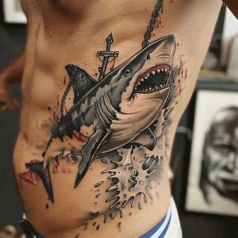 Realistic Shark Tattoos