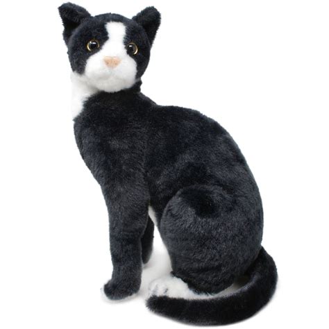 Get Snuggly with a Realistic Tuxedo Cat Stuffed Animal: The Perfect Feline Companion!
