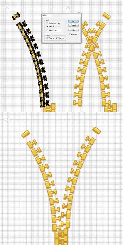 Realistic Zipper Effect in Illustrator