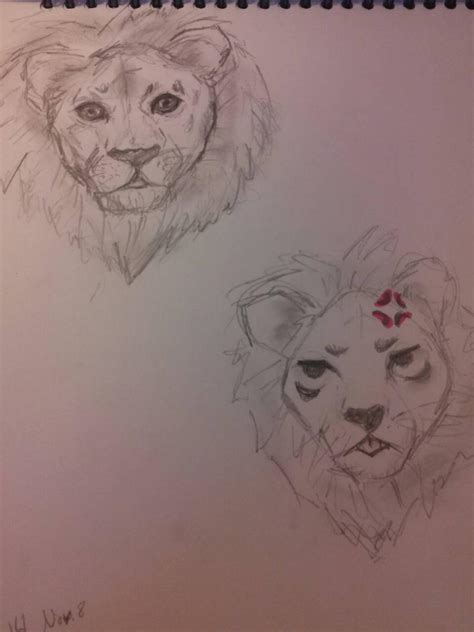 Realistic vs. Cartoon Lions