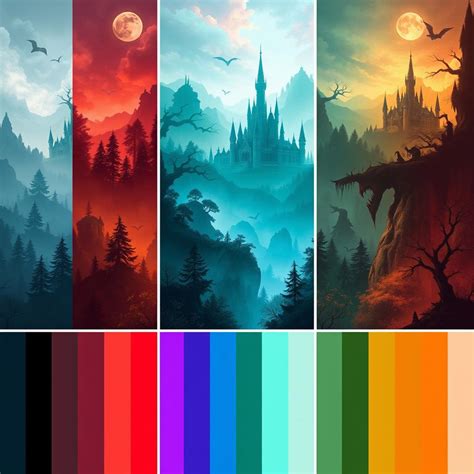 Realistic vs. Fantasy Colour Schemes