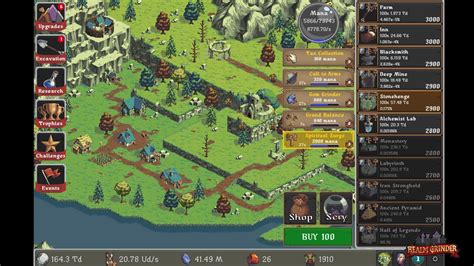 Realm Grinder Calculator