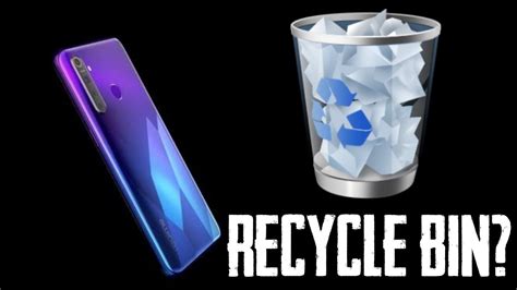 Fitur tempat sampah atau recycle bin di smartphone Realme