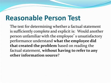 Reasonable Person Test Contract Law