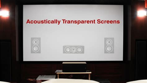 Reasons to Use an Acoustically Transparent Screen