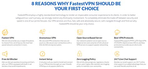 Reasons why FastestVPN should be your first choice
