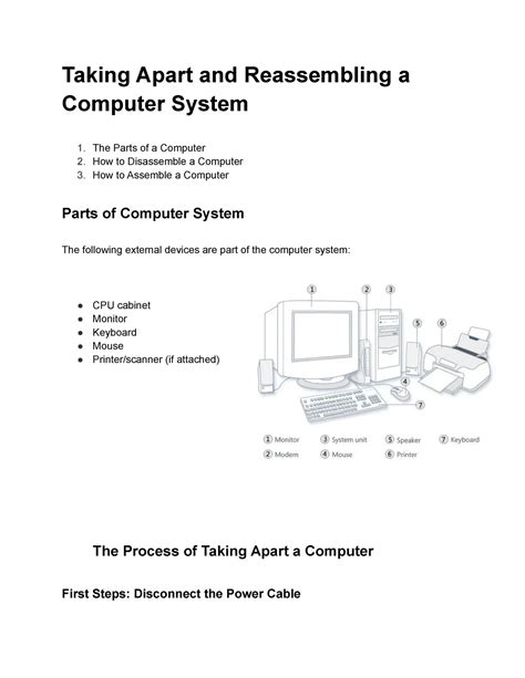 Reassembling the System