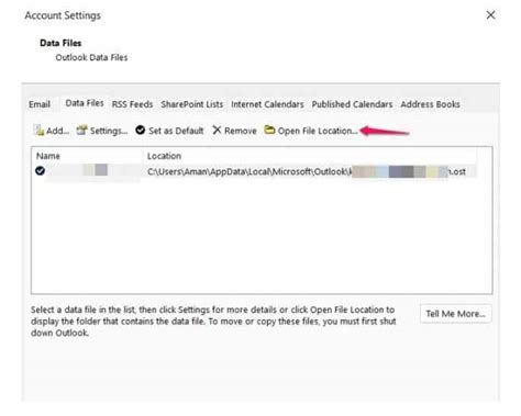 Rebuild Outlook Data File