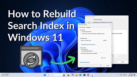 Rebuild the Windows Search Index