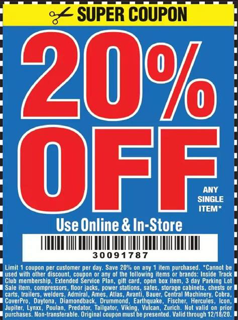 Image of Receiving Discount with Harbor Freight Tools Printable Coupon