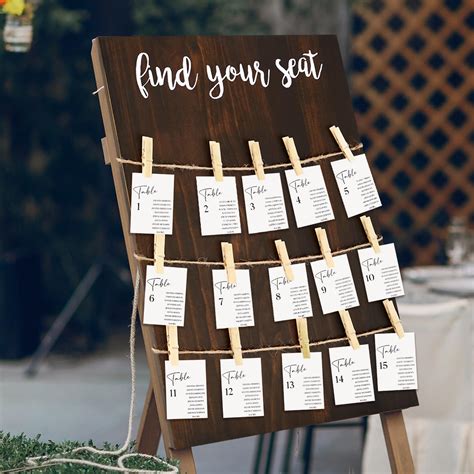 Reception Seating Chart
