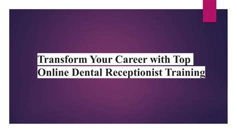 Receptionist Training Programs Boost Your Career