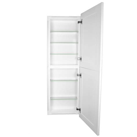 Franklin Shaker Style Frameless Recessed in wall solid wood bathroom Medicine Storage Pantry