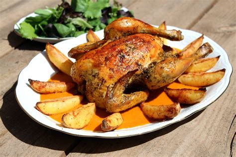 Pollo asado con patatas estilo Karlos Arguiñano ⋆ Recetas Pollo al Horno