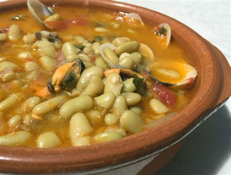 Receta Alubias Verdinas Con Almejas