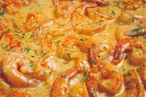 Receta Mariscos A La Crema