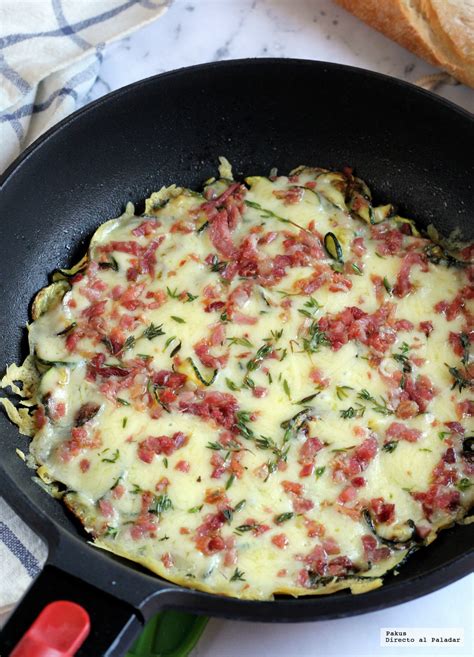 Tortilla de calabacín y cebolla | Cocina y recetas fáciles