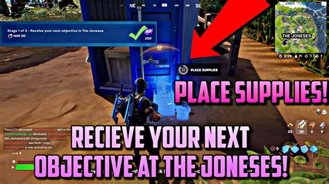 Recieve your next objective in the Joneses