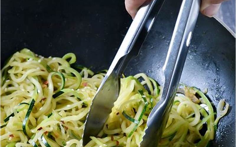 Recipe #1: Zucchini Noodle Stir Fry