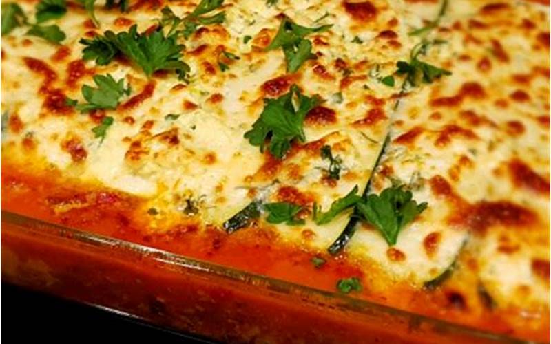 Recipe #3: Zucchini Noodle Lasagna