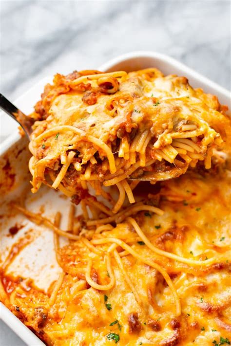 Recipe For Baked Spaghetti