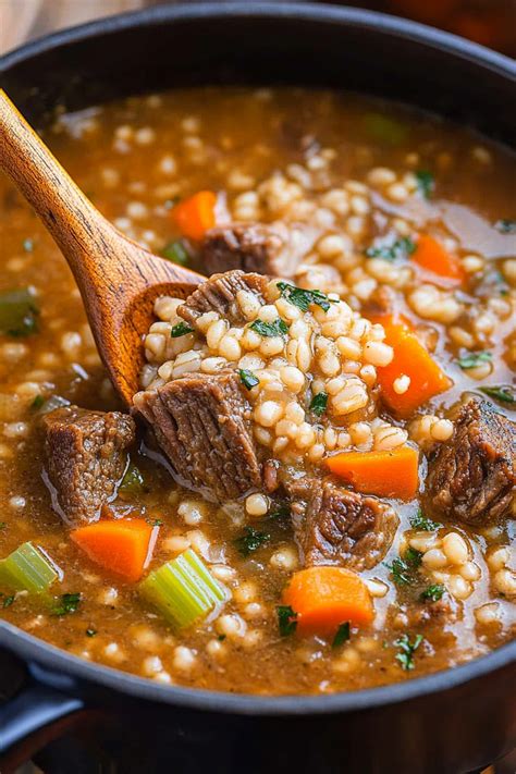 Recipe For Beef Barley Soup