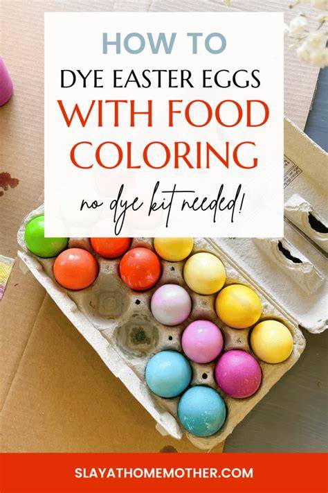 Recipe For Coloring Easter Eggs