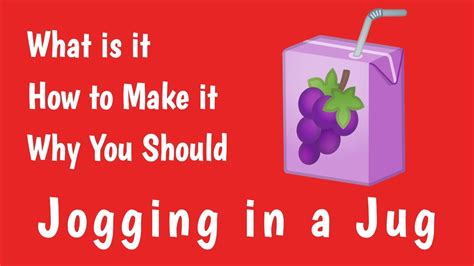 Recipe For Jogging In A Jug