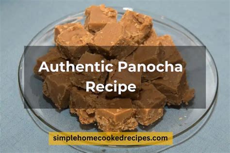Recipe For Panocha