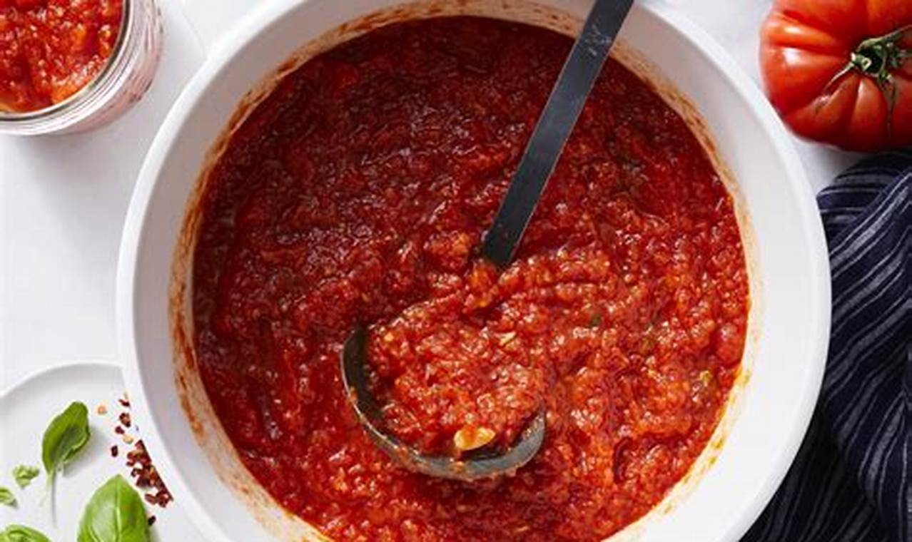 Recipes for homemade pasta sauces with garden-fresh tomatoes