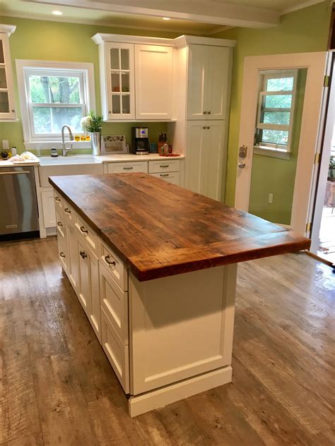 Bluestone Reclaimed Wood Large Kitchen Island Crate and Barrel Wood kitchen island, Kitchen