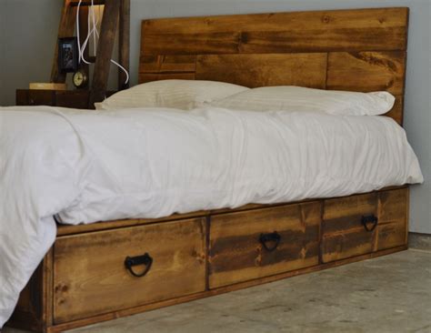 10 best images about Custom Reclaimed Storage Bed on Pinterest Modern bed frames, Wood beds
