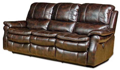 Reclining Leather Couch