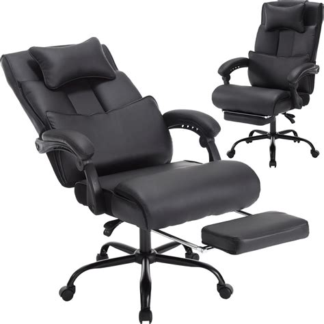 Reclining Office Chair With Headrest