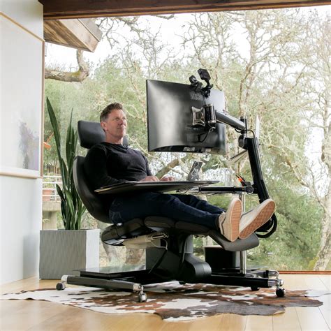 Reclining Office Chair With Monitor