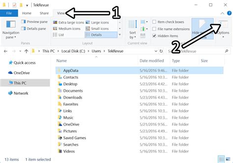 Recognizing Hidden Files In Windows 10