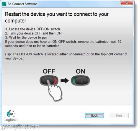 Reconnect Logitech Device