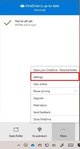 Reconnect Your OneDrive Account
