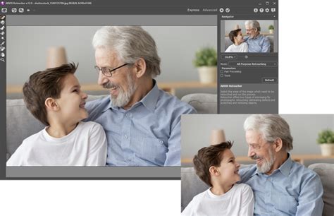 Reconstruct Photos: AKVIS Retoucher