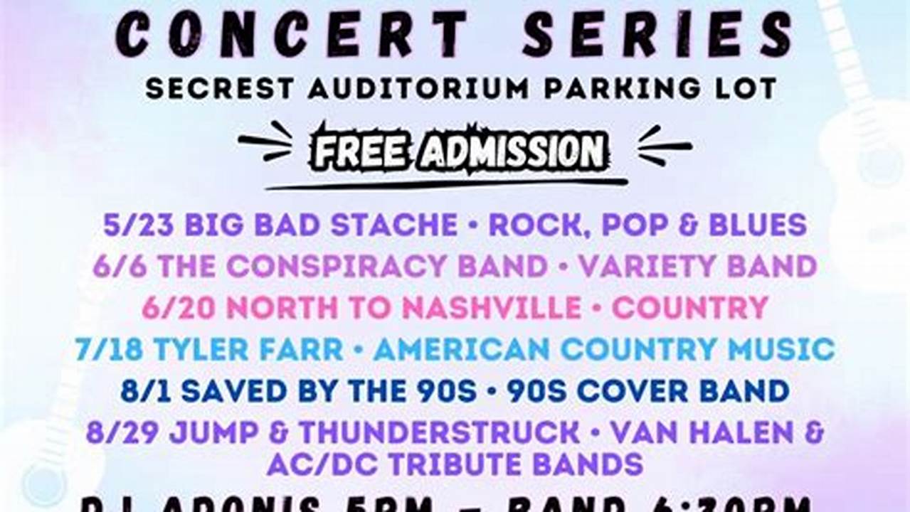 Record Setting 2024-24 Concert Series