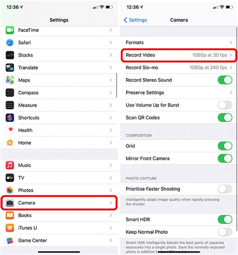 Record Video in PAL Format in iOS 14.3 on iPhone