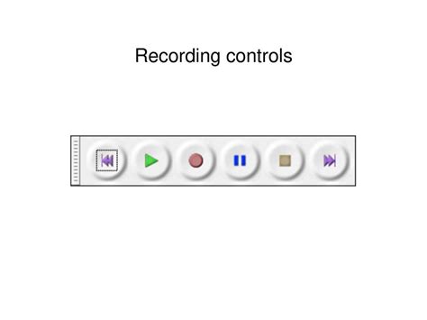 Recording