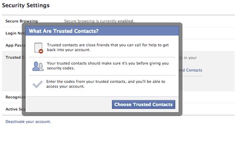 Recover A Facebook Account With Trusted Contacts