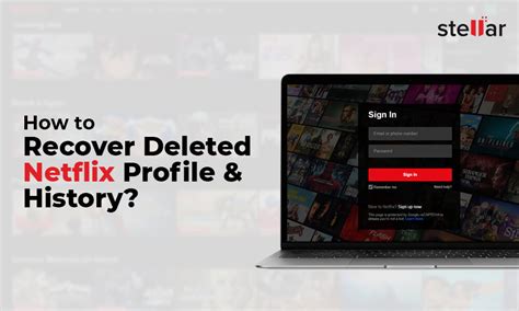 Recover a lost Netflix profile pin