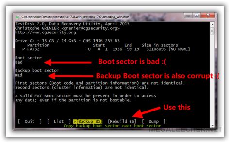 Boot Image Recovery