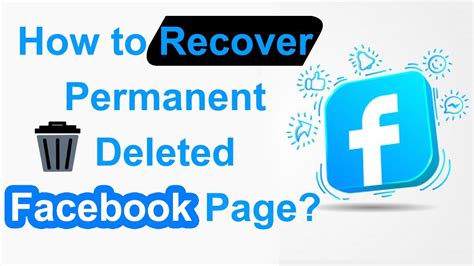 Recovering a Deleted Facebook Page on IOS